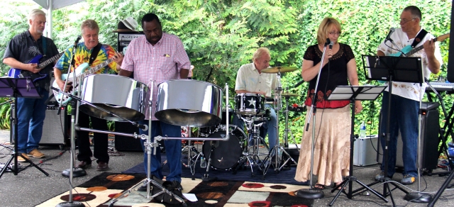 Kenrick Headley performed with the Red Stone Alley Band