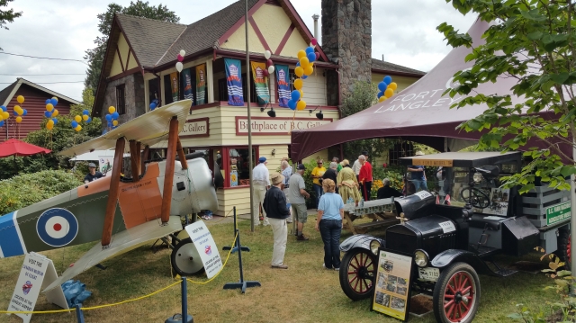 The Farm Museum and Flight Museum display at Barbados Day in Fort Langley