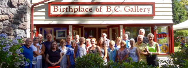 BC Day: Gallery artists demonstrated at the Birthplace of B.C. Gallery