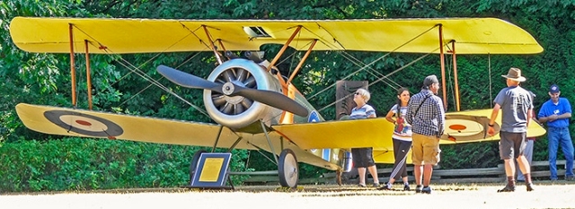 Sopwith Camel WW1 bi-plane will be on display at  the Gallery on Barbados Day.